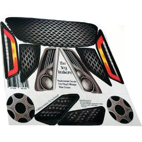 Replacement Stickers Fits Step2 Whisper Ride Cruiser Push Around Buggy Car