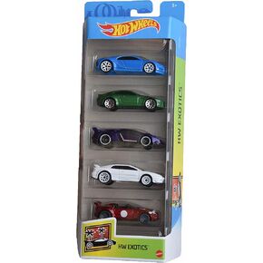 Hot Wheels 5 Pack Exotics, 1:64 Scale die cast