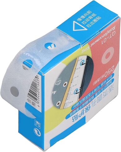Hole Punch Reinforcers Stickers Production PVC Reinforcement Labels for Office School Supplies (Transparent) in Saudi Arabia