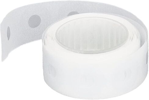 Hole Punch Reinforcers Stickers Production PVC Reinforcement Labels for Office School Supplies (Transparent) in Saudi Arabia