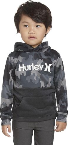 بلوفر بغطاء للرأس برسوم جرافيك للأولاد من Hurley (للأطفال الكبار) بيرش هيذر SM (8 أطفال كبار) in Saudi Arabia