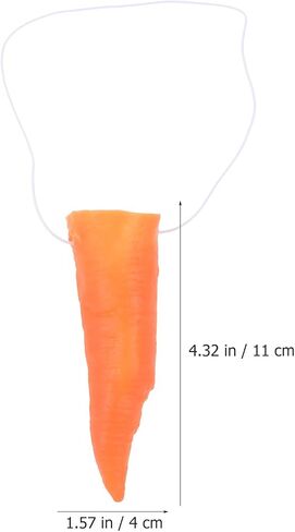 Hemoton Snowman Cosplay Cosplay Carrot Nose for Christmas Assume Party Associory Props Snowman Props ، Orange ، 4.33 × 6.29 × 1.57 بوصة in Kuwait