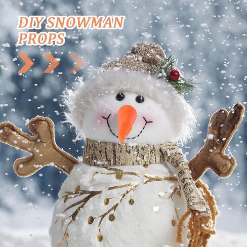 Hemoton Snowman Cosplay Cosplay Carrot Nose for Christmas Assume Party Associory Props Snowman Props ، Orange ، 4.33 × 6.29 × 1.57 بوصة in Kuwait