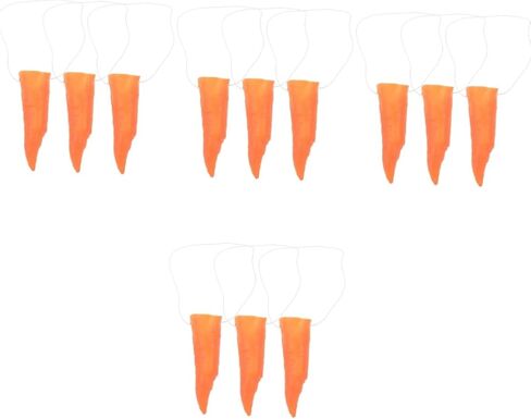 Hemoton Snowman Cosplay Cosplay Carrot Nose for Christmas Assume Party Associory Props Snowman Props ، Orange ، 4.33 × 6.29 × 1.57 بوصة in Saudi Arabia