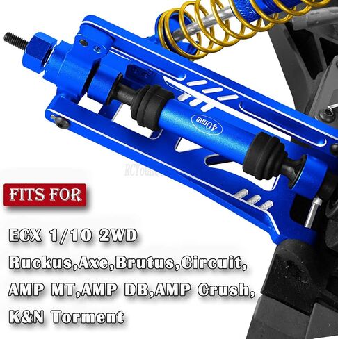 ترقيات ذراع التعليق الألومنيوم RC جزء لـ ECX 1/10 2WD Ruckus ، AX ، BRUTUS ، الدائرة ، AMP MT ، AMP DB ، AMP CRUSH ، K&N Torment ، سبيكة 4pcs الأمامية الخلفية Arms Up ، Red. in Saudi Arabia
