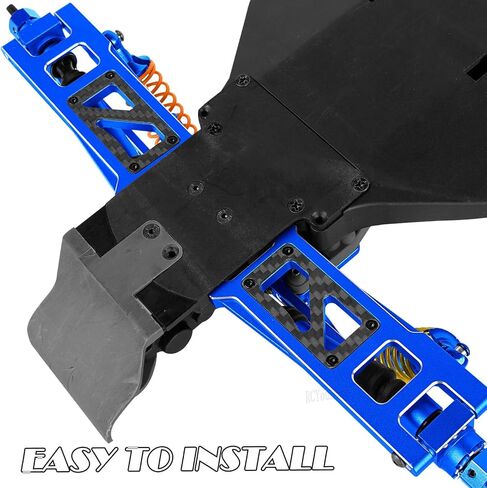 ترقيات ذراع التعليق الألومنيوم RC جزء لـ ECX 1/10 2WD Ruckus ، AX ، BRUTUS ، الدائرة ، AMP MT ، AMP DB ، AMP CRUSH ، K&N Torment ، سبيكة 4pcs الأمامية الخلفية Arms Up ، Red. in Saudi Arabia