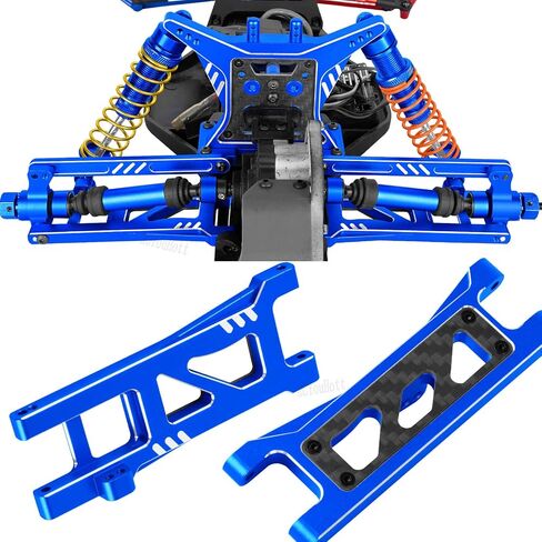 ترقيات ذراع التعليق الألومنيوم RC جزء لـ ECX 1/10 2WD Ruckus ، AX ، BRUTUS ، الدائرة ، AMP MT ، AMP DB ، AMP CRUSH ، K&N Torment ، سبيكة 4pcs الأمامية الخلفية Arms Up ، Red. in Saudi Arabia