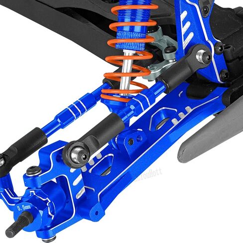 ترقيات ذراع التعليق الألومنيوم RC جزء لـ ECX 1/10 2WD Ruckus ، AX ، BRUTUS ، الدائرة ، AMP MT ، AMP DB ، AMP CRUSH ، K&N Torment ، سبيكة 4pcs الأمامية الخلفية Arms Up ، Red. in Saudi Arabia