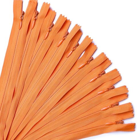 KGS Invisible Zippers for Sewing |10 Pack | Hidden Closure for Skirts and Dresses (Black, 22 Inch) in Kuwait