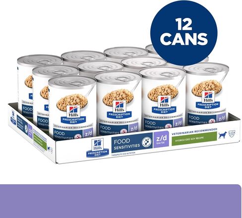 Hill's Prescription Diet z/d Low Fat Hydrolyzed Soy Recipe, 13oz, 12-Pack Wet Food in Saudi Arabia