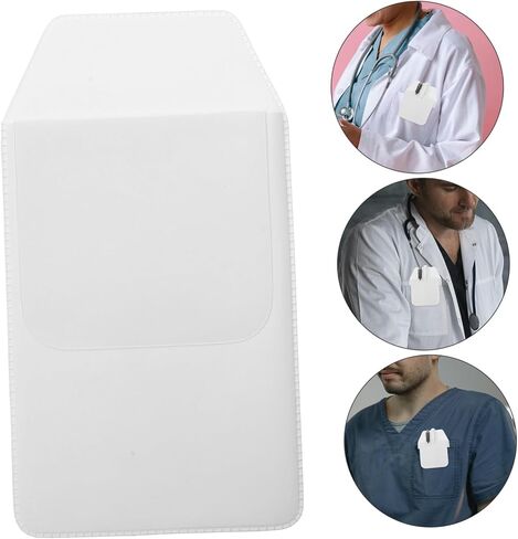 Angoily 5pcs Pvc Pen Holder Organizers for Shirts Lab Coats and Doctors Pocket Protectors for Ink Stains Practical Sleeves for Office Hospital Use in Saudi Arabia