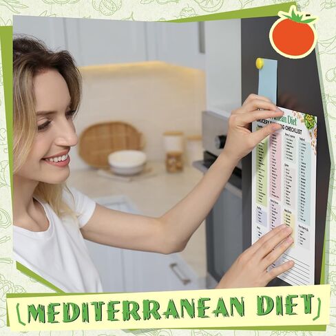 Xuhal 4 Pcs Prediabetic Grocery Lists Chart Magnet Fridge 8.3 x 11 Prediabetic Meal Planner Magnetic Grocery Food Journal Log Blood Glucose Values Record Sheet with 3 Dry Erase Pens in Saudi Arabia