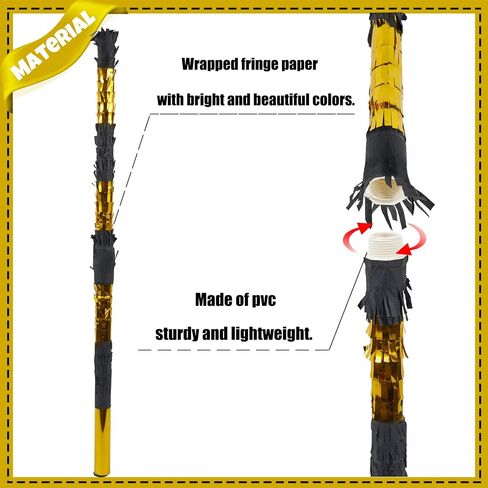 PCFING 30 Inch Piñata Stick Kit Purple, with Blindfold, Rope, and Confetti in Kuwait