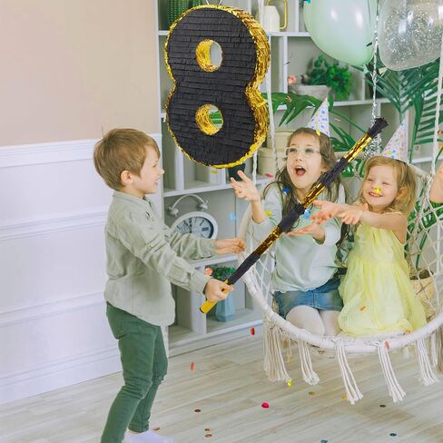 PCFING 30 Inch Piñata Stick Kit Purple, with Blindfold, Rope, and Confetti in Kuwait