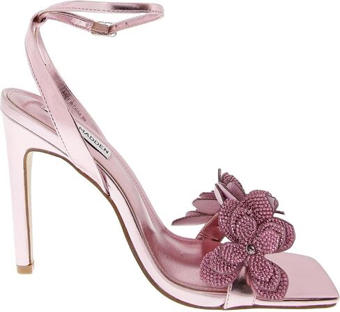 Steve Madden Women's Ulyana Heeled Sandal, Pink Metallic, 10 in Saudi Arabia