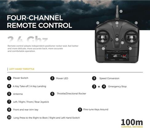 طائرة هليكوبتر K170 UH60L RC ، طائرة هليكوبتر خاضعة للرقابة عن بُعد للمبتدئين البالغين ، 2.4G 4CH RC المستوى 6-AXIS GROSCOST ALFITUST in Kuwait
