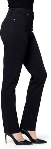 Gloria Vanderbilt Women's Classic Amanda High Rise Tapered Jean, Rinse Noir, 18 Long in Saudi Arabia