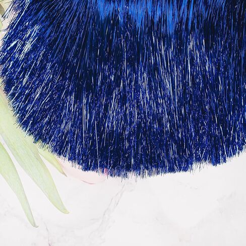 10 Yards 6 Inch Wide Metallic Fringe Trim Tinsel Fringe Tinsel Trim DIY Latin Dance Costume Clothing Accessories Shiny Tassel Lace Fringe Trimming Dance Tassels Trim (Dark Blue) in Saudi Arabia