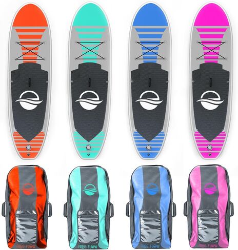 SereneLife Inflatable Stand up Paddle Board - Non-Slip SUP with Paddle, Pump, Leash, and Complete Accessories - Enjoyable Water Paddle Board for Adults and Youth with Stable and Wide Design in Saudi Arabia