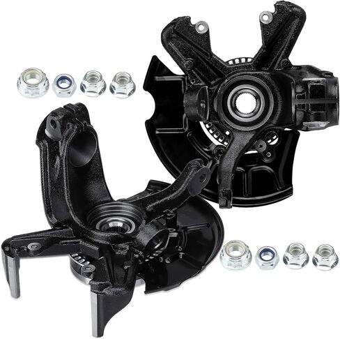 Front Right Side Steering Knuckle & Wheel Bearing Hub Assembly Compatible with Volkswagen for Beetle 1998-2010, for Golf 1999-2006 2010, for Jetta 1999-2005, Replace for 698-374, LK008 in Saudi Arabia