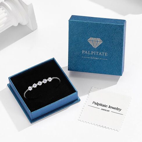 Daisy Bracelet for Women Sterling Silver Daisy Bracelet Bracelet with Daisy Daisy Flower Bracelet Daisy Jewelry Daisy Gifts for Women Girls in Saudi Arabia
