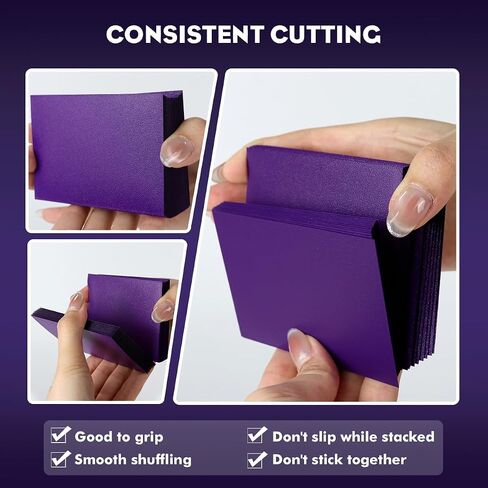 Soul Purple Dual Matte Card Sleeves, Katomula Card Sleeves for MTG, Standard Card Sleeve for MTG, PKM, Flesh & Blood in Kuwait