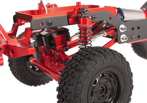 4x Shock Absorbers 1/12 1/16 Upgrade RC Shocks Dampers Set for MN82 MN99S MN78 D90 B16, Red in Kuwait