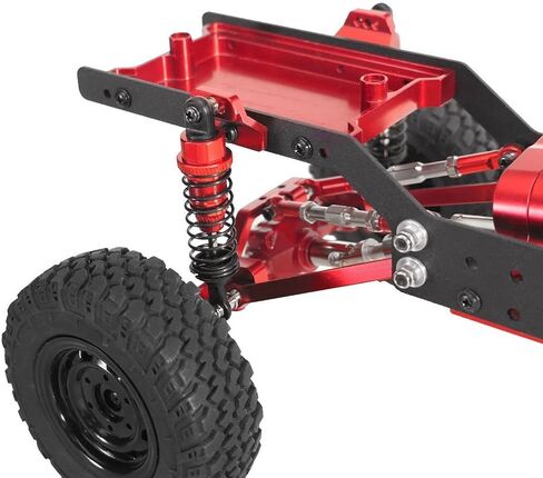 4x Shock Absorbers 1/12 1/16 Upgrade RC Shocks Dampers Set for MN82 MN99S MN78 D90 B16, Red in Kuwait