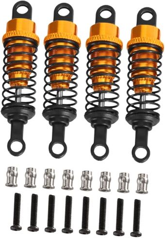 4x Shock Absorbers 1/12 1/16 Upgrade RC Shocks Dampers Set for MN82 MN99S MN78 D90 B16, Red in Kuwait