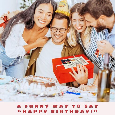 Birthday Card - Happy Funny Birthday Cards for Husband, Wife, Mom, Dad, Sister, Boyfriend, Daughter, Best Friend, Grandson, Brother, Women - 5.3''x 8'' Greeting 21st, 30th, 60th Bday Card in Kuwait