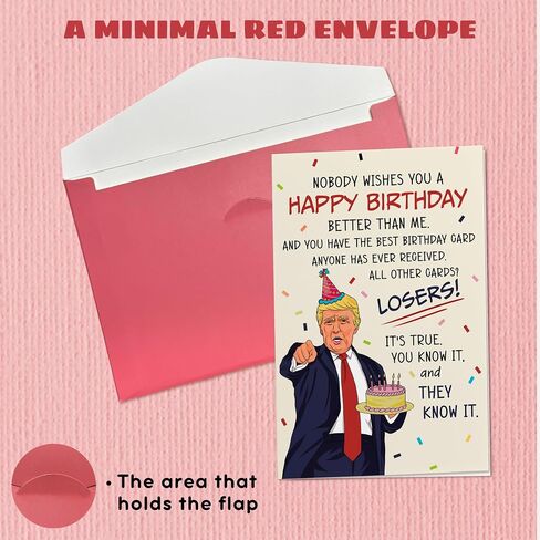 Birthday Card - Happy Funny Birthday Cards for Husband, Wife, Mom, Dad, Sister, Boyfriend, Daughter, Best Friend, Grandson, Brother, Women - 5.3''x 8'' Greeting 21st, 30th, 60th Bday Card in Kuwait