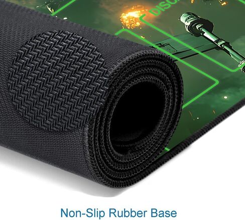 Starry Spaceship Mouse Pad: SWD Playmat Featuring a Non-Slip Base and Stitched Edges, Playmat Suitable for TCG (Zones,xq5) in Saudi Arabia