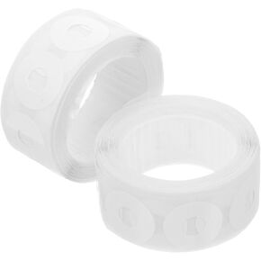 500pcs Self-Adhesive Hole Reinforcement for Document Repair PVC Page Protectors for Binders and Office Use Page Repair Stickers