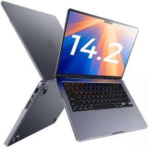 MAGIC JOHN for MacBook Air 13.6 inch Case, 2022 M2/ 2024M3/2025M4, Protective Hard Shell Matte Cover, Cooling Design, Anti-Cracking, Scratch-Proof & Anti-Fingerprint, Matte Clear