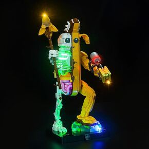 BrickBling LED Light Only, Compatible with Lego Fortnite Peely Bone 77072 - Models Only for Display, Not The Figure Itself