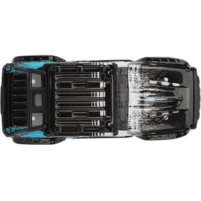 RC Car Body Shell Frame, High Elasticity Accurate Size Practical PVC RC Car Body Accessory for SCY 16103PRO RC Car (Blue)