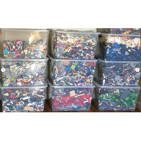 Lego 4 Pounds Bulk Lot! Random Parts, Pieces & Bricks, 500 pcs