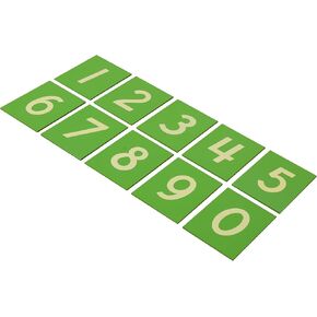 Montessori Outlet Sandlet Numerals (USA PRINT) لمدة 3-6 سنوات من مونتيسوري التعليم في المدرسة والمنزل