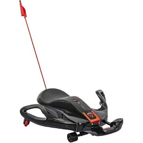 Rollplay Nighthawk Nexgen Ride on Toy للأعمار 6 وما فوق مع بطارية ليثيوم أيون عالية الطاقة 24 فولت ، ومقود جانبي للتوجيه ، وسرعة قصوى تبلغ 6.5 ميل في الساعة ، والأسود