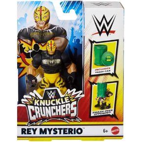 WWE Knuckle Crunchers Figure 10 cm - Rey Mysterio Figures + Accessory
