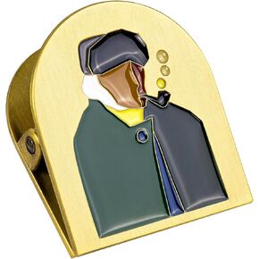 Van Gogh Journal Clip, Vintage Brass Metal Clip, Cute Travelers Notebook Accessories for Planner, Book Page Holder, Sketchpad, Binder