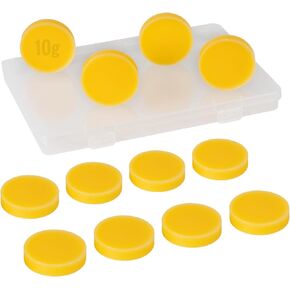Natural Beeswax Block, 12x10g, for Candle Making, DIY Crafts, Supplied by Jevie (12pcs)