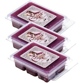 Courtney's Candles Black Currant Vanilla 3-Pack Mixer Melt or Wax Tart 2.5 Ounces Each
