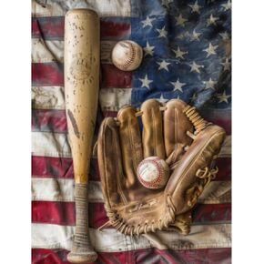 KTHOFCY 5D DIY Diamond Painting Kits for Adults Beginner, American Flag Baseball Full Drill Embroidery Cross Stitch Crystal Rhinestone Paintings Pictures Arts Wall Decor 30x40cm/12x16inch