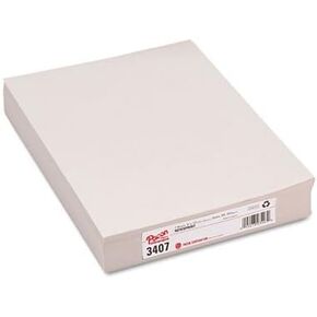 UNITED STATIONERS 9x12 Newsprint Copy Paper, 500 Sheets, 22lb, White, Uncoated