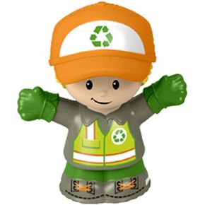 Fisher-Price Replacement Part Little People Recycling Truck GWD29 - Replacement Sanitation Worker Figure