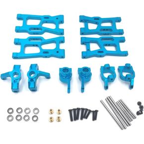 RC Spare Part Compatible with Wltoys 144010 144001 144002 124016 124017 RC Car Parts Metal for Swing Arm Steering Cup Bearings 6 Pack(Red)