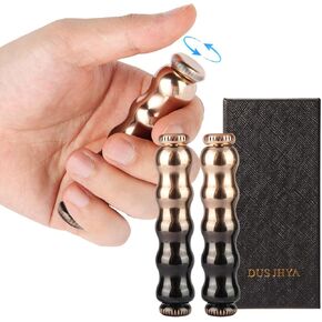 Fidget Toys Adults Metal Fidget Spinners for Adults & Teens, Handheld Sensory Fidget Roller Toys, Cool Adult Fidgets for Anxiety and Stress Relief Gifts, Desk Toys for Office for Adults 2PCS