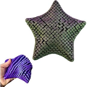 Cute Articulating Squishy Starfish - 3D Printed flexibat Fidget Desk Starfish Toy - Fun Desk Decor,Unique Flexible Starfish Gift