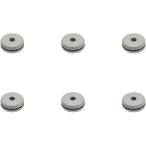 6PCS RC Airplane Canopy Rubber Grommet for Helicopter RC Plane DIY Model Aircraft Replacement Parts (for 450 Helicopter)